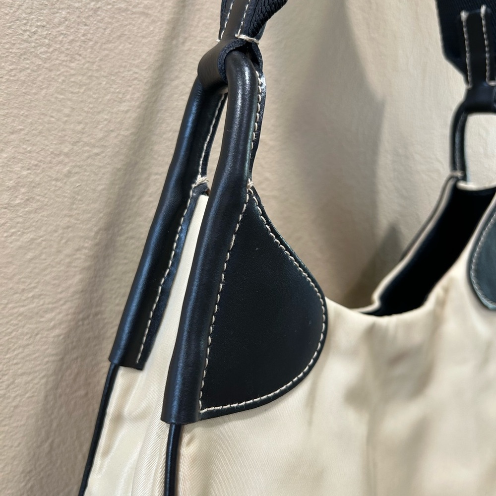 Prada Beige and Black Shoulder Bag - Picture 11 of 12